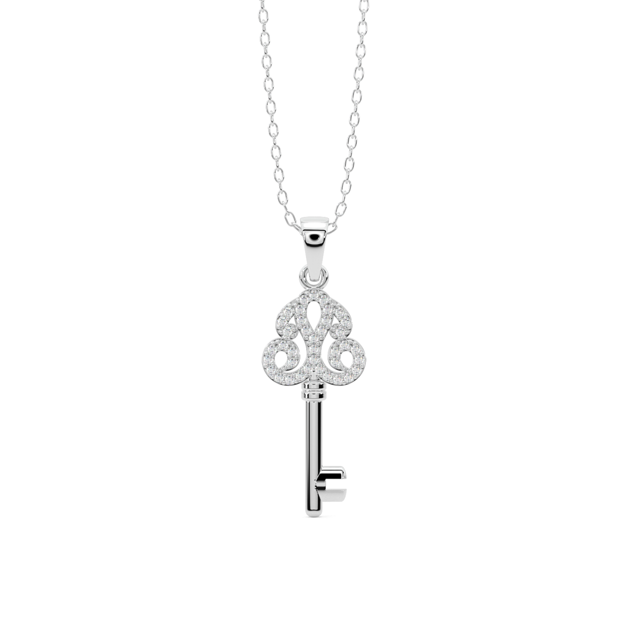 The Key Diamond Pendant